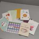 Thinking of You Cards with Envelopes - 24 Gender Neutral Thinking of You Cards with 24 Unique Designs - Unfolded 8.3 x 5.8 Folded 4.1 x 5.8 Greeting Cards Thinking of You (Variety) (Huge Variety Cute)