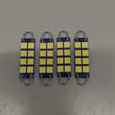 561 Led Bulb,Super Bright White 5050 Chips Latest 44mm Rigid Loop 1.73in Festoon bulbs,Replacement for Car Interior Map Dome Courtesy Lights,561 562 567 Led Bulbs(Pack of 4)