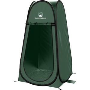 Pop Up Pod - Privacy Shower Tent, Dressing Room, or Portable Toilet Stall with Carry Bag for Camping, Beach, or Tailgate by Wakeman Outdoors (Green)