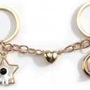 Matching Keychains,Couple Keychain for Boyfriend Girlfriend,Space Gifts for Birthday Christmas Valentine Anniversary