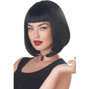 California Costumes Women's 90'S Pulp Film Icon Wig Black
