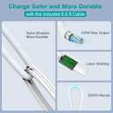 Charger for MacBook Pro 16 14 inch MacBook Air 15 13 inch 2025 2024 2023 2022 2021 2020 2019 M4 M3 M2 M1, Super Compact 100W USB C Laptop Power Adapter, 6.6FT USB-C Braided Cable, Original Quality