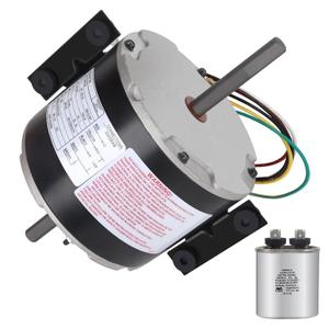 3315332.005 Fan Motor, Compatible with genteq F48AF70A61 Fan Motor, Compatible with Dometic Brisk Air II B57915 B59516 B59146 B59186 B59196 B59530, 1/4 Hp, 115 Volt, 3.3 Amp, 1585 RPM, 3 Speed