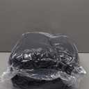 Goose Down Body Pillows for Adults, Large Body Pillow for Side Sleeper, Hugging Feather Body Pillow Insert, Cooling Full Length Long Pillow for Bed with 100% Organic Cotton Shell, Black 20"x60"