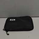 Electronics Organizer,Travel Cord Organizer Pouch, Portable Cable Organizer Bags,Travel Electronic Accessories Storage Case for Cables, Cords, Charger, Phone (Medium, A1-M-Black)