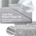 Bedtter Luxe Cooling Comforter Full/Queen, Cooling Blanket for Hot Sleepers, Q-Max>0.46 Sorona and Tencel Filling, Double-Sided Cold Breathable Lightweight Blanket, 90"x90", Gray