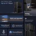 TP-Link Tri-Band BE9700 WiFi 7 Router Archer BE550 Pro 1  10G + 4  2.5G, USB 3.0 6 Internal Antennas VPN Clients & Server 6GHz Band, Easy-Mesh, HomeShield, MLO, Private IOT