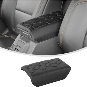 Linskip Tire Pattern Armrest Cover for 2021-2026 Ford Bronco & Bronco Raptor  Elevate Your Interior Accessories for The Bronco Center Console Cover