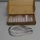 Sratte 24 Pcs Christmas Fillable Ornaments Ball Clear Plastic Ornaments DIY Craft Ball for Christmas Wedding Xmas Holiday Party Tree Decor Home(Clear,1.97 Inch)