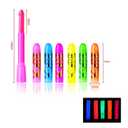 12 Pcs Glow in The Dark Body Face Paint Neon Glow in The Black Light UV Fluorescent Crayons Paint Glow Crayons Neon Fluorescent Face Painting Makeup Kit for Birthday Party Halloween Glow Party Makeup