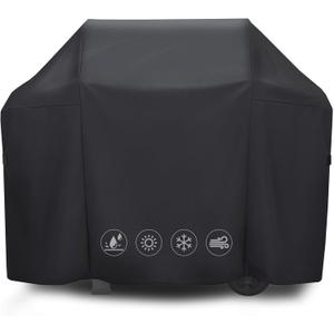 Premium 51" Grill Cover for Weber Spirit/Genesis Series - Heavy-Duty 600D Waterproof Cover with Air Vents - Fits Spirit 300, Spirit II 300, Genesis Series (51" L x 17.8" W x 42" H)