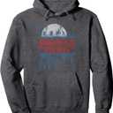 Stranger Things Blue Gradient Shadow Upside Down Logo Pullover Hoodie L 