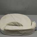 My Brest Friend Deluxe Organic Nursing Pillow 100% Organic Cotton Slipcover Ergonomic Breastfeeding Pillows Supports Both Mom and Baby Breastfeeding Essentials Handy Side Pocket Cream