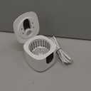 Enhanced Ultrasonic Retainer Cleaner, 2X Efficiency, 45kHz Dentures Cleaner Machine with UV Lights&4 Clean Modes, Retainer Cleaner Case for Aligner, Nightguard, Mouth Guards, Jewelry, Rings, etc