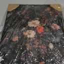 Voxitura Vintage Fall Floral Wall Art Canvas, Rustic Farmhouse Wildflower Wall Decor Living Room Bathroom, Autumn Moody Paintings Pictures Prints Framed Decorations for Bedroom Thanksgiving 12x15in