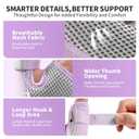 CAMBIVO Thumb Brace for CMC Joint Pain Relief, Arthritis, Tendinitis & De Quervains, Adjustable Thumb Spica Splint with Open-Palm Design for Typing & Daily Tasks, Breathable Reversible Stabilizer for Left/Right Hand