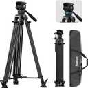 SmallRig 84''/214cm Carbon Fiber Video Tripod with 6-Step Counterbalance