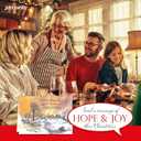 2 x Watercolor Christmas cards with envelopes, pack of 20, 5x7in, printed in England - with Carol, 'O Come all Ye Faithful'. Christmas cards bulk, by Just Cards Direct