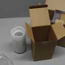 Mikasa White LED Wax Pillar Candle with Flickering Flame, 4 x 8 Inch Real Wax Flameless Candle with 5-Hour Timer, Battery Operated Decorative Candle for Home Decor and Seasonal Displays