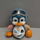 MOONTOY Musical Penguin Crawly Baby Toys 0-3-6 6-12 Month, Infant Light Up Tummy Time Dancing Moving Walking Crawling Toys, Baby Easter Basket Stuffers Gifts 3 4 5 6 7 8 9 10 Month 1 Year Old Boy Girl