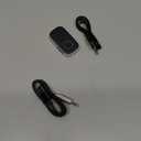 COMSOON Bluetooth Receiver for Car, Noise Cancelling 3.5mm AUX Bluetooth Car Adapter, Wireless Audio Receiver for Home Stereo/Wired Headphones, Hands-Free Call, 16H Battery Life - Black+Silver