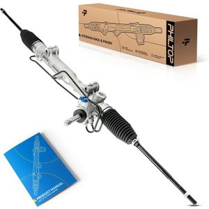 PHILTOP Hydraulic Power Steering Rack and Pinion Assembly Fits Dodge 2011-2020 Grand Caravan, Chrysler 2011-2016 Town & Country, 2020-2021 Voyager, Ram 2012-2015 C/V, Replace Part # 22-3084