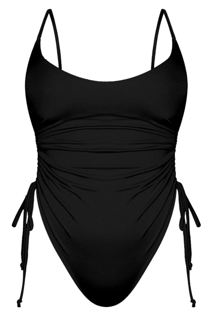 Women's Sexy One Piece Bathing Suit Tummy Control Swimsuit L