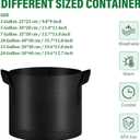12 Pack Grow Bags 20 Gallon, 300G Heavy Duty Thickened Non-Woven Plant Bag Plant Fabric Pots with Handles Planting Bags, Pot for Plants