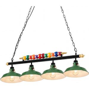 Ossesay Adjustable Pool Table Lights, 4 Lights for 7'-8' Billiard Table, 27.17 x 14.57 x 7.28 inches