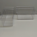 BINO | Plastic Storage Bins, Large - Deep | THE HANDLER COLLECTION | Multipurpose Organizer Bins | Kitchen Pantry Organizers and Storage | Clear Containers for Organizing Home | Freezer Organizer (2PK DEEP - LARGE - 14 x 8 x 8)