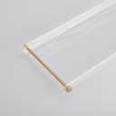 Bathtub Caddy Tray for Luxury Bathroom Bath tub Table Caddy Tray Shelf for Shower with Gold Handles fits All bathtubs
