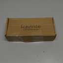 Ravinte 10 Pack Solid 5 Inch Kitchen Square Cabinet Handles Brushed Brass Drawer Pulls Kitchen Cabinet Hardware Handles (5" Hole Center)