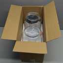 Einfache 1 Gallon Drink Dispenser with Stand,2 Pack Beverage Dispenser with Stand & Stainless Steel Spigot, Glass Water Lemonade Dispensers for Juice, Parties