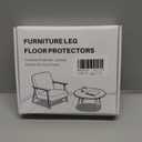 GICUNK Chair Leg Floor Protectors for Hardwood Floors and Carpet GICUNK Silicone Covers to Protect Wood Tile Floors Chair Sliders Non Slip Reduce Noise 28 Pcs Clear Round S Fit:1/2"~13/16"