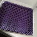Purple Royal Seat Cushion, Portable 2 Inch Gel Seat Cushion, GelFlex Grid
Handles for Car, Office Chair, Stadium - Pressure-Reducing for Hard Seats, Temperature-Neutral, No-Slip - Made in USA