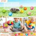 Aoriher 60 Pcs Motivational Stress Balls Quotes Inspirational Funny Colorful Foam Balls Bulk Hand Exercise Stress Relief Gift for Office Small Anxiety Toys for Encouraging(Multi Colors,Classic)