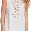 Roxy Goldy Soul Tank Cover-Up Dress Bright White L