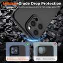 SUPFINE Designed for iPhone 15 Pro Case,Premium Liquid Silicone with [Soft Anti-Scratch Microfiber Lining][Upgraded Camera Protection] Slim Shockproof Protective Phone Case for Men Women Girls,Black