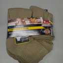 Dickies Men's Dri-Tech Moisture Control Quarter Socks, (6 Pairs) (Large)