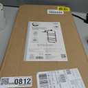 Zenna Home Hanging Shower Caddy, Over The Shower Head Caddy with 2 Bamboo Shelves and Soap Dish, Easy to Install Bathroom Hanging Organizer, Matte Black