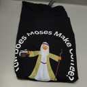 Funny Passover Moses Hebrews Coffee Joke Jewish Matzah T-Shirt (Black, 3XL)