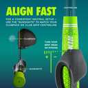 GOLF-GRIP Golf Grip Trainer for Left & Right-Handed Golfers Snap-On Golf Training Aid for Proper Hand Position & Swing Technique Hit Straighter, Longer Shots & Fix Slices or Hooks