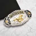 Western Rodeo Belt Buckle for Men Big Cowboy Rodeo Horse Belt Buckles Large Belt Buckle Halloween Christmas