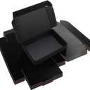 Rempry 9x6x2 Black Shipping Boxes for Small Business 20 Pack, Packaging Cardboard Corrugated Mailer Boxes Gift Boxes for Shipping Mailing