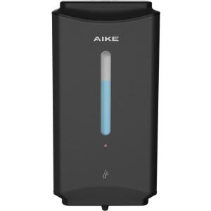 AIKE Automatic Soap Dispenser Commercial Wall Mounted Liquid Dispenser Matte Black Finish 1100ml Large Capacity
