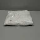 EXCLUSIVE HOME Loha Linen Braided Tab Top Curtain Panel Pair, 54"x96", Winter White