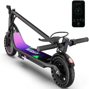 WERHY Electric Scooter, 500W/350W Powerful Motor & 19MPH Top Speed, 16/25/27 Miles Range, Folding E Scooter with Dual Braking for Teens and Adults