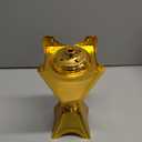 Large Gold Incense Burner Holder, Bakhoor Frankincense Charcoal Censer Resin Stand, Ideal for Aromatherapy Yoga Spa, Home Christian Church Decor 9.43"