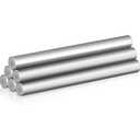 Sadnyy 6 Pieces 3/8 x 4 Inch Stainless Steel Dowel Pins Shelf Brackets Pegs Hardware Pins for Accurate Alignment Metal Bunk Bed Replacement Hardware for DIY Shelving Supports Cabinet Sections