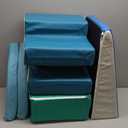 6-Piece Soft PU Leather Toddlers Climbing Toys, Indoor Climb and Crawl Activity Play Set, Foam Play Gym Climbing Structures for Toddlers 3, Baby Foam Blocks for Toddler